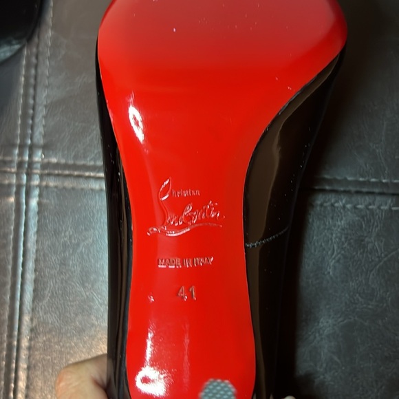 Christian Louboutin Patent Leather Kate 100mm Heels size 41 /10 - Picture 10 of 11
